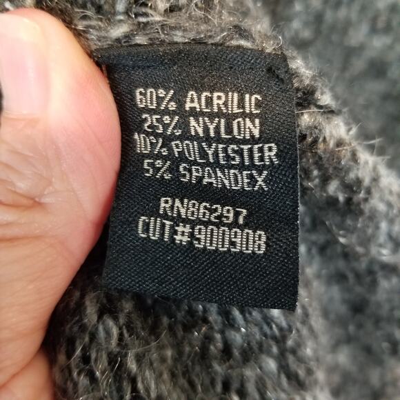 BCBGMAXAZRIA Womens Gray Cap Sleeve Long Duster Cardigan Size Large - Picture 7 of 8